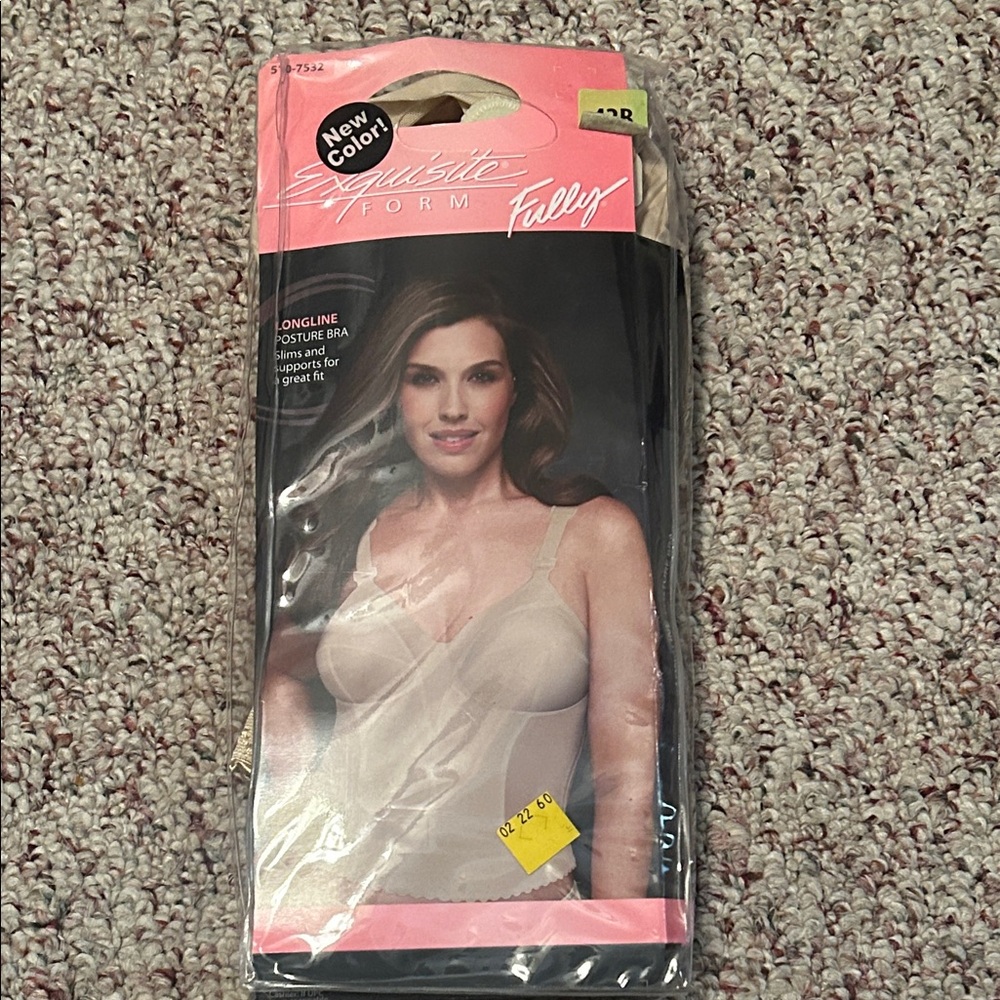 Exquisite Form Fully Longline Posture Bra - Beige